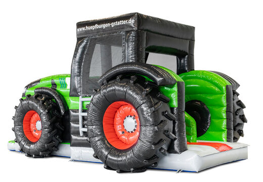 Commandez un château gonflable accrocheur avec les détails de l'entreprise