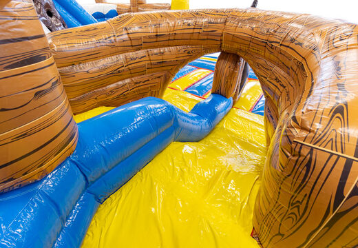 Toboggan de la maison gonflable Slideworld sur le thème des pirates