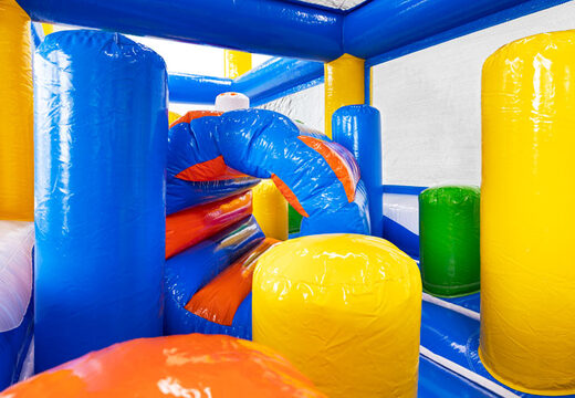 Bleu rouge jaune vert parcours du combattant trou pour ramper module Pillar Dodge