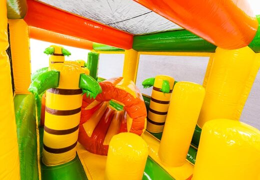 Module de parcours d'obstacles Pillar Dodger avec piliers et trou pour ramper