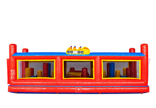 Module de parcours d'obstacles thème montagnes russes éviteur de piliers