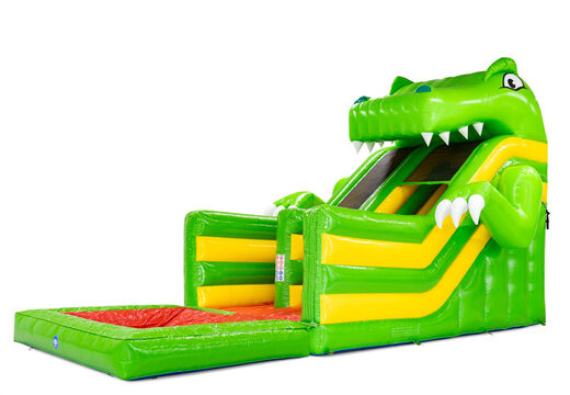 Multiplay gonflable Dino avec toboggan de piscine connectable