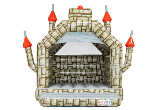 À vendre, Château gonflable standard en forme de A avec thème Grey Brick