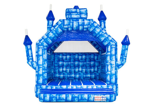 Commander le château gonflable standard en forme de A avec thème Blue Brick en ligne chez JB