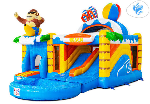 Commandez le château gonflable Multiplay Dubbelslide en ligne chez JB