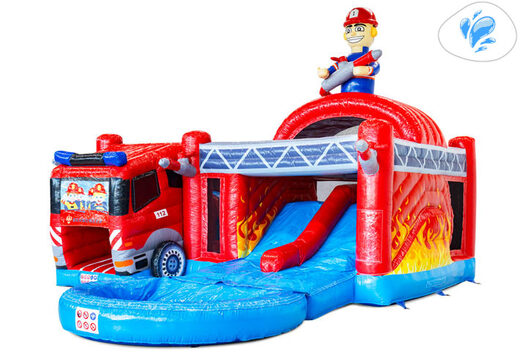 Commandez le château gonflable Multiplay Dubbelslide en ligne chez JB