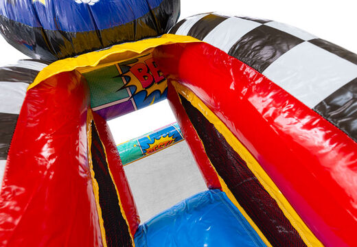 Château gonflable en thème BD Midi Bounce à vendre chez JB Inflatables