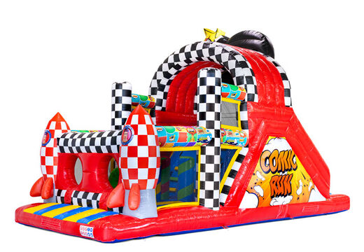 Parcours d'obstacles de haute qualité avec un thème Comic vibrant